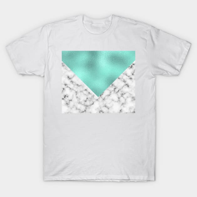 Mint marble IX T-Shirt by marbleco